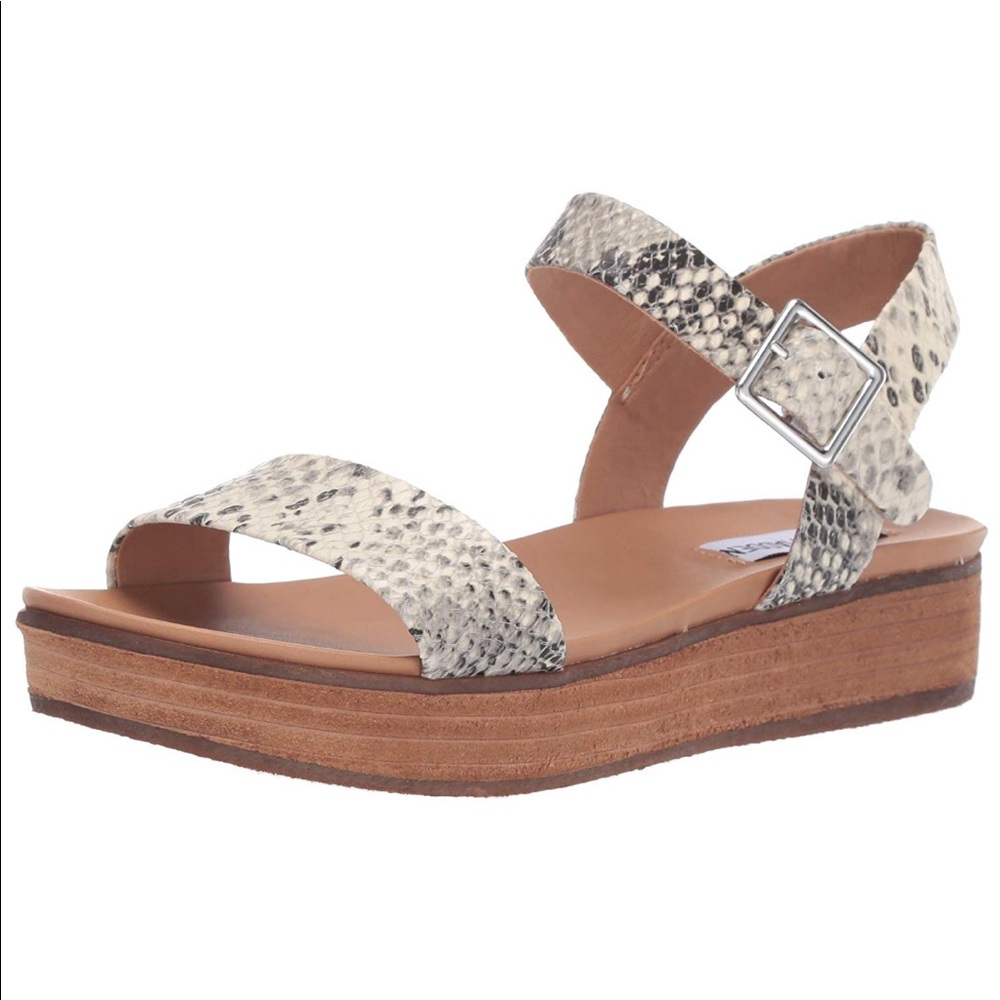STEVE MADDEN AIDA NATURAL SNAKE
